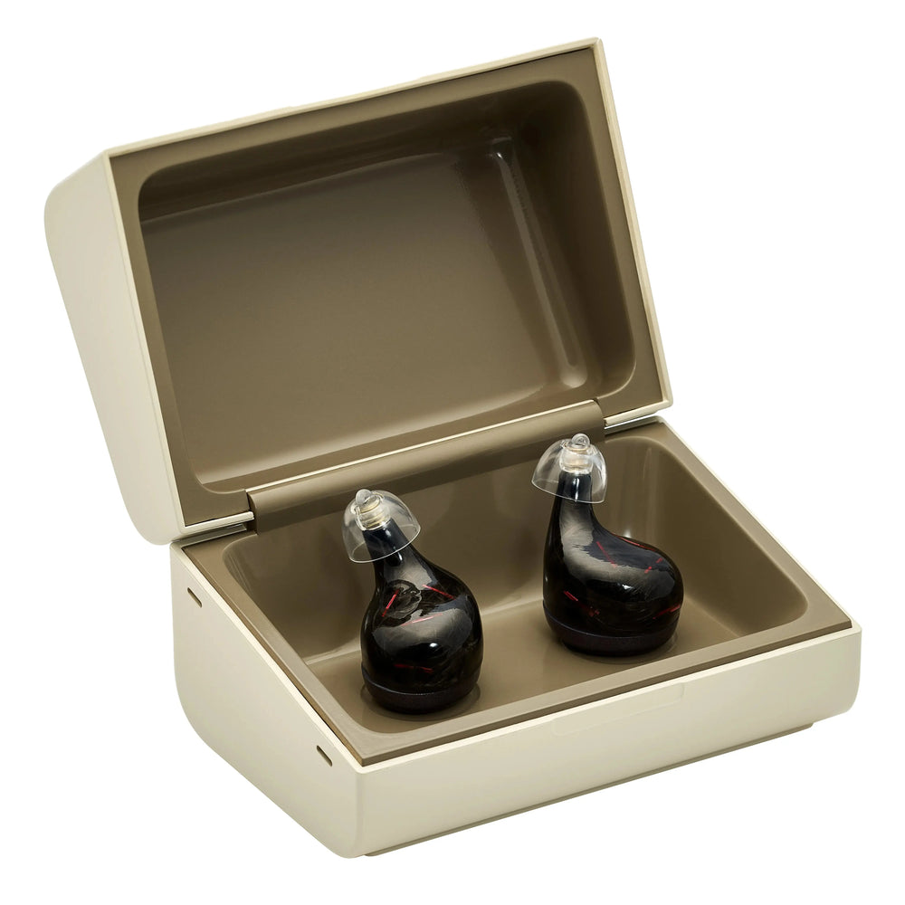 Techmi Match OTC hearing aid – discreet in-ear device with Bluetooth and app control