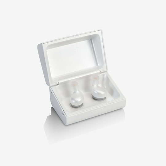 Techmi Match: OTC-Hörgeräte im Ohr mit Bluetooth 5.3 | 43 dB Verstärkung & App-Steuerung