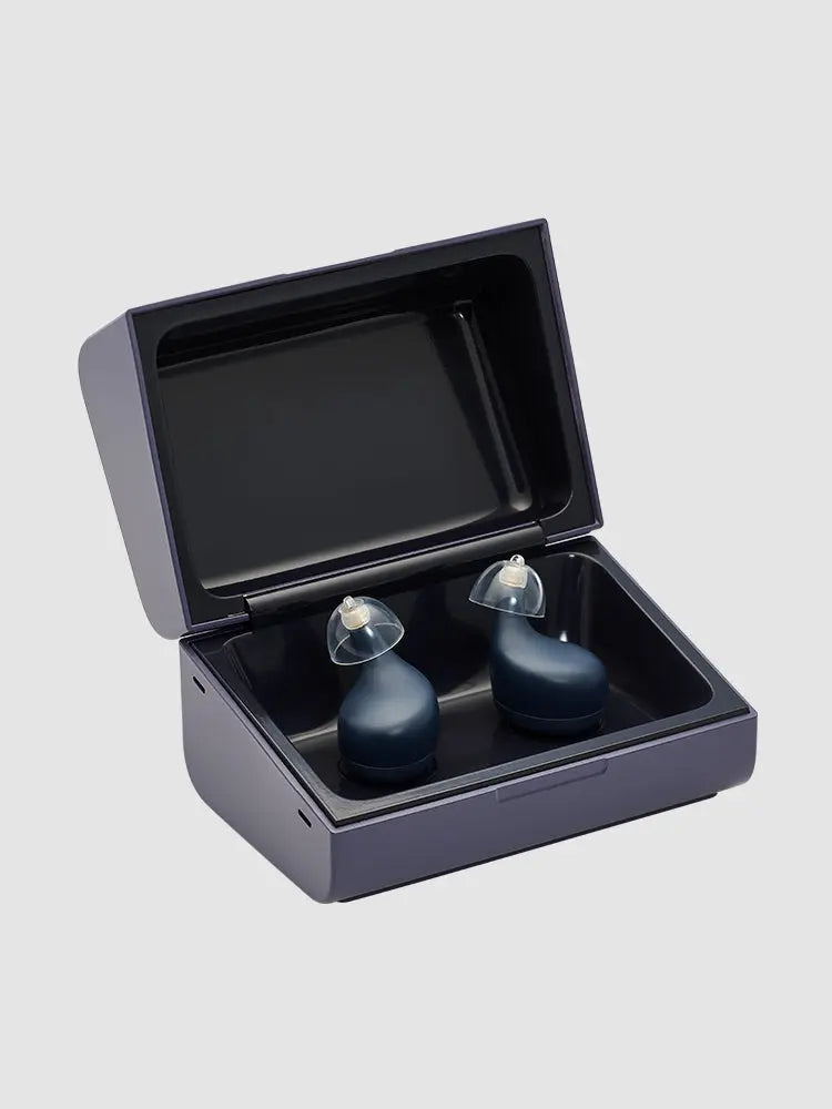 Techmi Match OTC hearing aid – discreet in-ear device with Bluetooth and app control