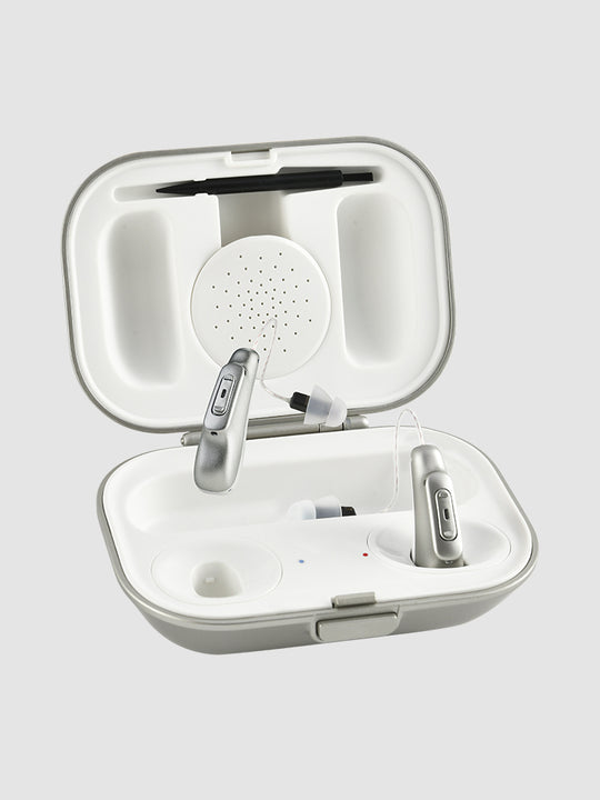 Aides auditives Bluetooth en vente libre–Techmi BasePro RIC avec application